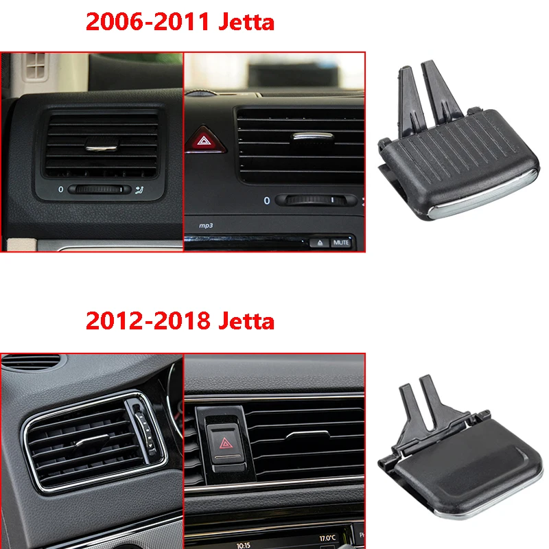 For VW Jetta A5 MK5 Golf 5 GTI R32 Rabbit Sagitar 2006-2011 2012-2018  Front Dash A/C Air Conditioning Vent Outlet Adjust Clip