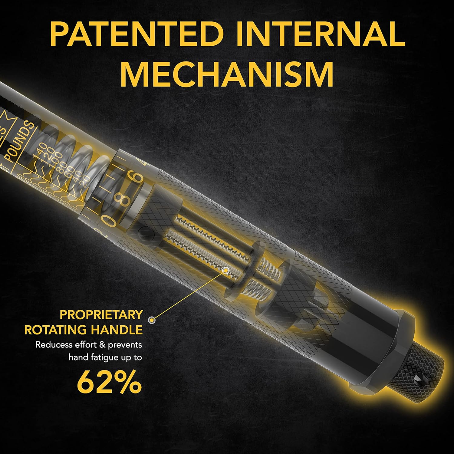 Torque Wrench 1/2-Inch Drive Click 10~150 Ft-Lb/13.6~203.5 Nm (LX-183)