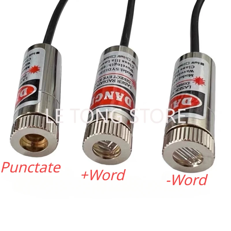 USB-Adapter 650nm 100mw rotes Laserdioden modul fokus sierbarer Punkt linien querstrahl 12*35mm