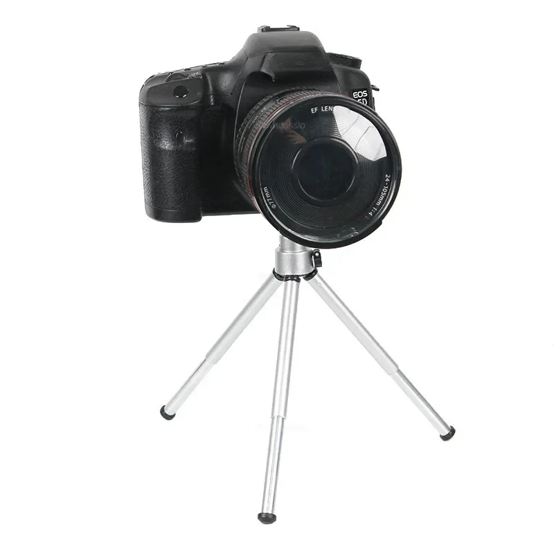 Mini Flexible Tripod 3Section Stand Holder for Projector Camera Aluminum Alloy Desktop Tripod for Mobile Phone
