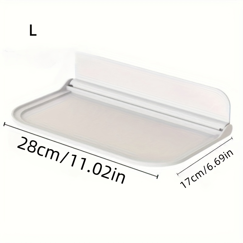 Support pliable peu encombrant pour camping-car! Support mural facile à installer, design flottant robuste, accessoire idéal pour camping-car.