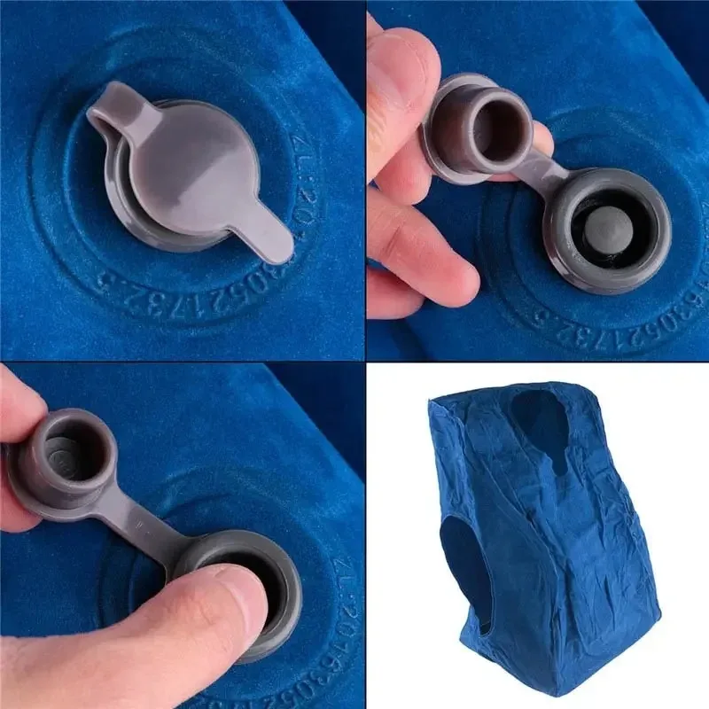 1 PC Inflatable Air Cushion หมอนท่องเที่ยว Headrest คางสนับสนุนสําหรับเครื่องบินเครื่องบิน Office REST คอ Nap หมอน