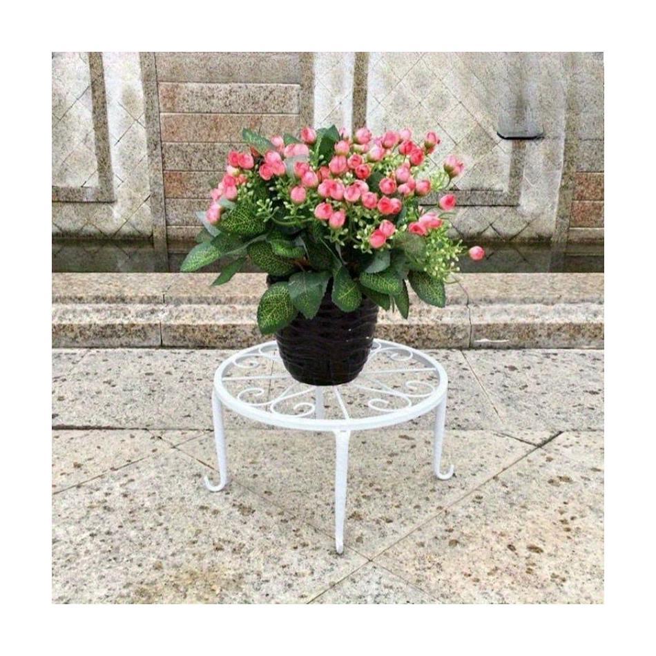 1 pz supporto per vaso da fiori in metallo supporto per piante in ghisa resistente supporto per vaso da fiori vintage alto per piante da interno ed esterno