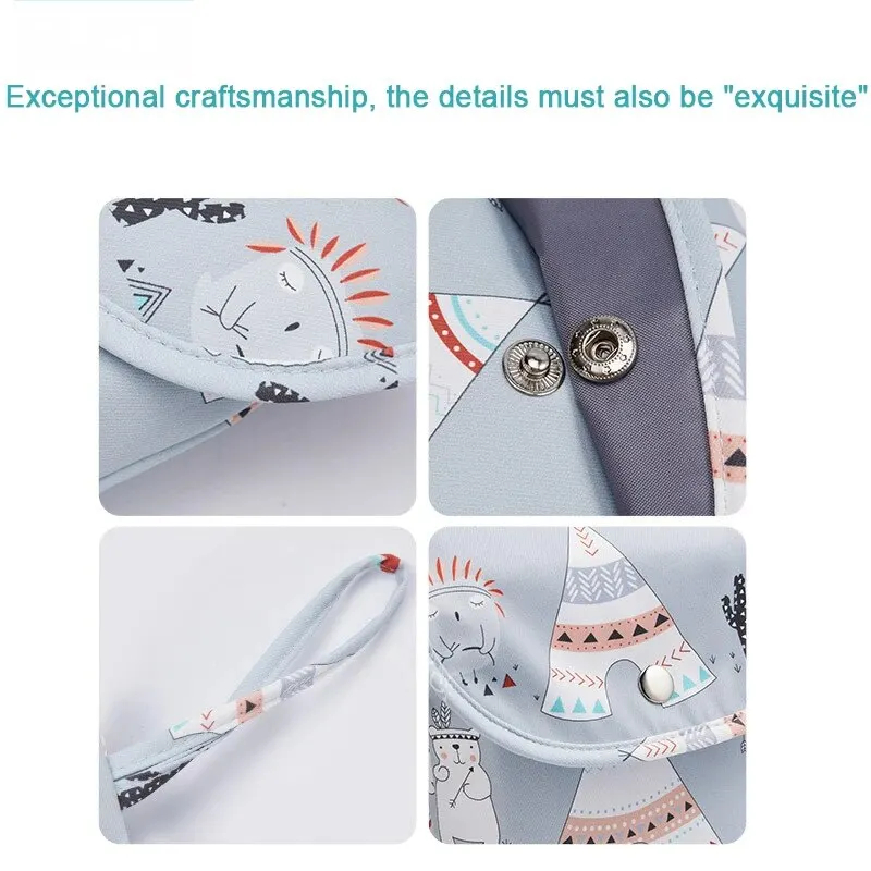 Sac à couches imperméable pour bébé, sac sec et humide, pochette de rangement pour maman, organisateur de couches, fourre-tout, sac de transport pour poussette de voyage