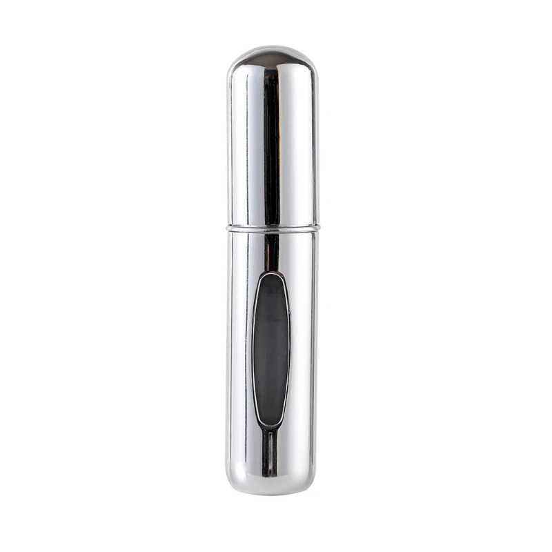 Portable Mini Travel Perfume Aluminum Bottle Base Refill Straight Charging Sample Holder High-End Fragrance Storage Solution