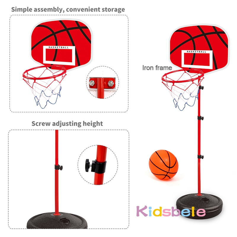Aro de basquete ajustável para crianças, 63-150cm, rack para crianças, bebê, bola interna e externa, esporte, aro, brinquedo para crianças