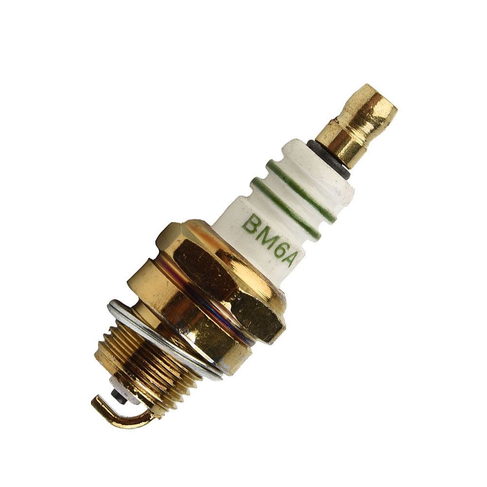 Vela de ignição bm6a, substituição para m7 l7t cj8 1560, serve para motosserra, cortador de grama, equipamento de motor pequeno, ferramentas a gás, 1 peça