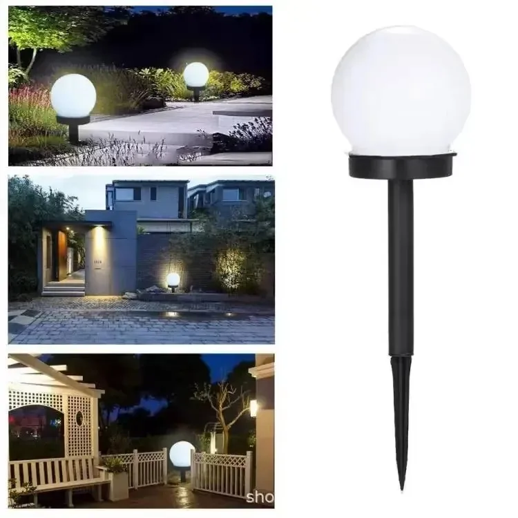 Lampa solarna LED 1/3/9 szt. Zasilana energią słoneczną, wodoodporna, do ogrodu, na zewnątrz, lampa uliczna, kula z panelem solarnym, lampa trawnikowa.