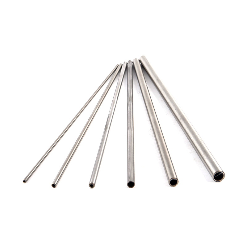 シルバーラウンド 304 ステンレス鋼毛細管パイプ 250 ミリメートル中空円形チューブ外径 3/4/5/6/8/10 ミリメートル ID 2/3/5/6/8 ミリメートル
