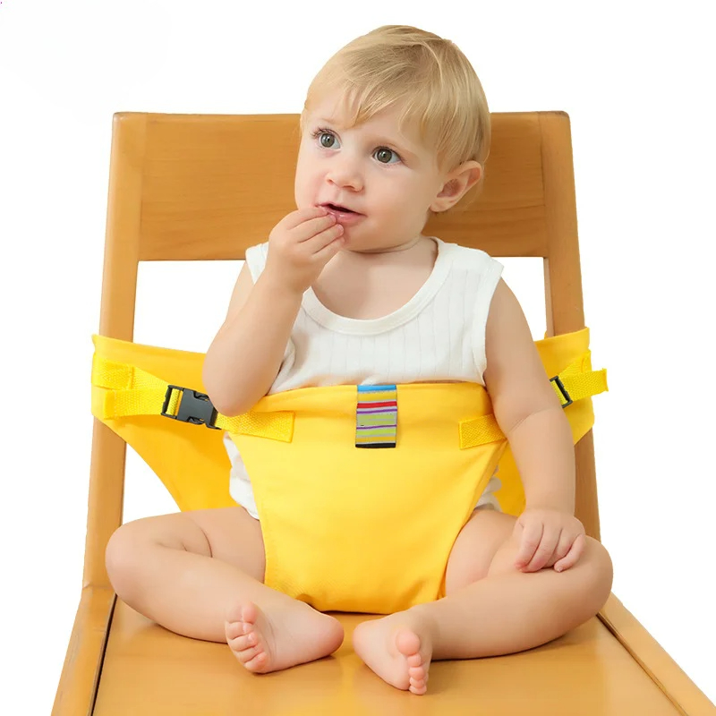 Child Seat Harness Foldable & Portable Baby Meal Strap with Safety Fixed Belt Toddler Safety Belt for Baby Dining Chair