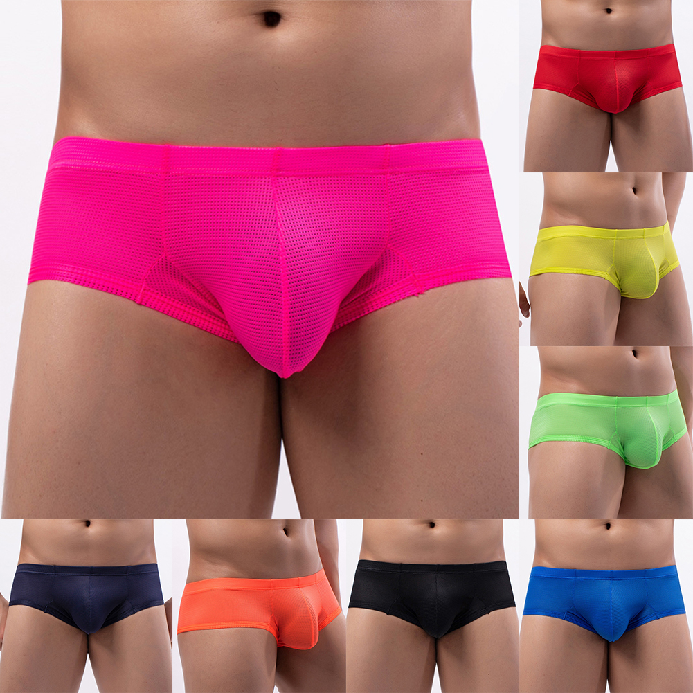 Мужские Трусы-бикини с U-образным мешочком, с низкой посадкой