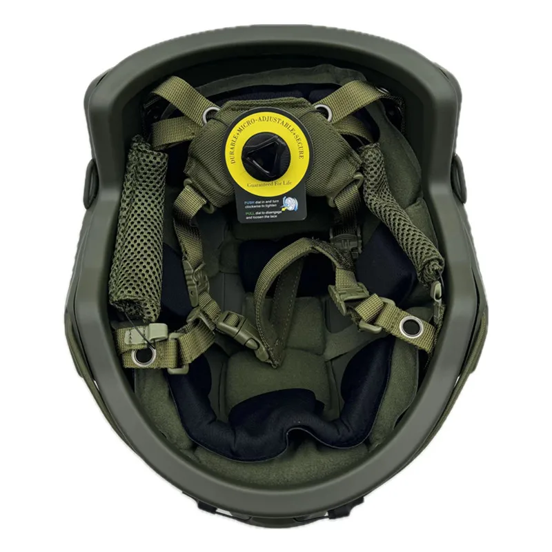 Kevla弾道戦術ヘルメット、高速ウェンディのサスペンションパッド、achハイカット、高品質、nij iiia