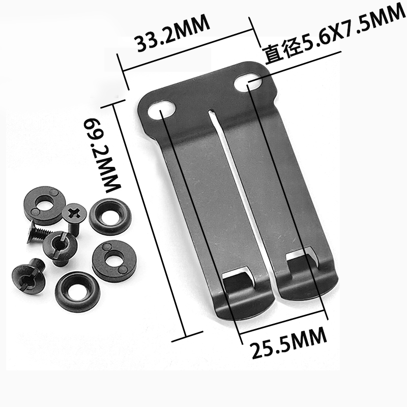 1 шт. KYDEX зажимы для кобуры из нержавеющей стали K ножны поясной зажим аксессуары нож ножны задний зажим ножны зажим для кармана для переноски