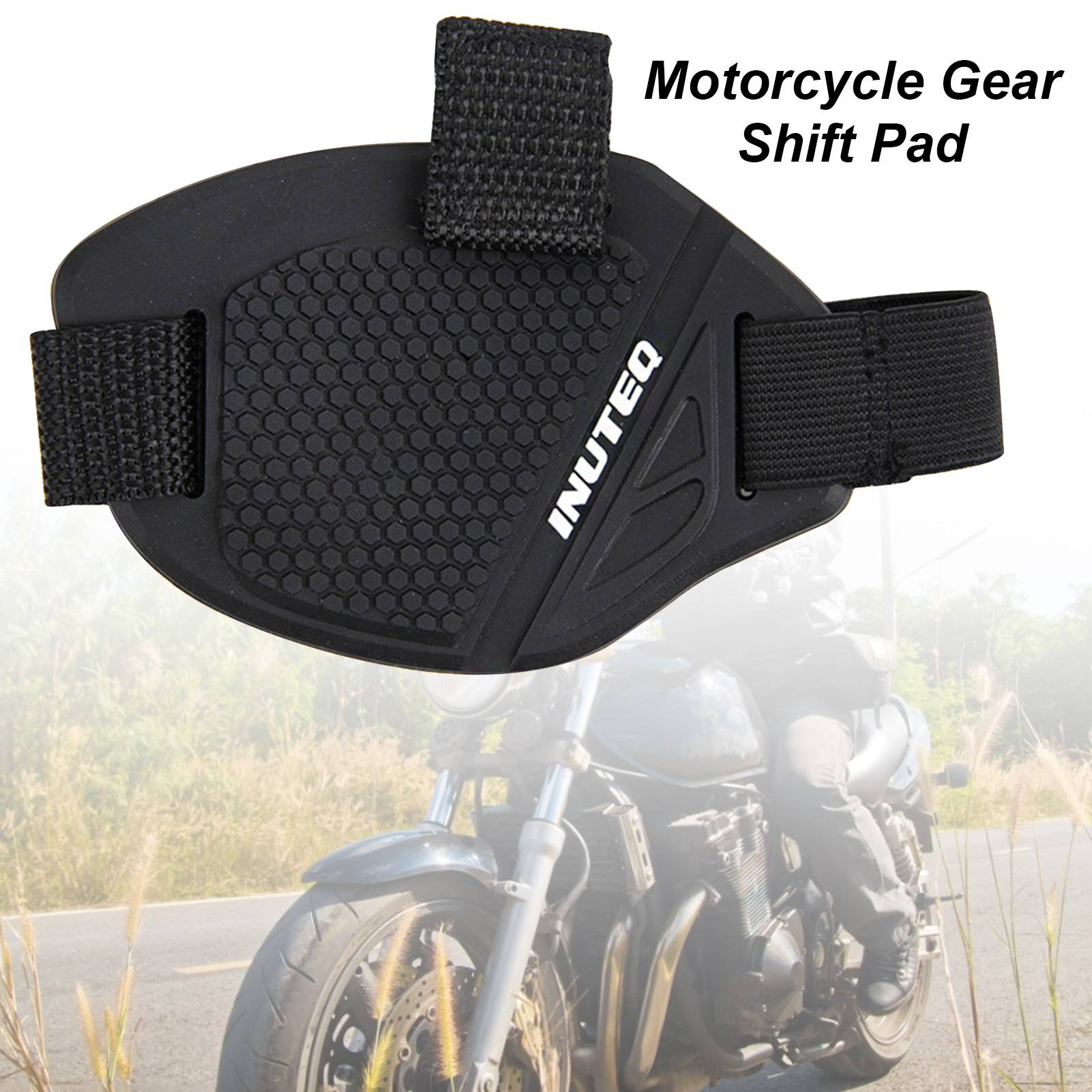 Copriscarpe in gomma per cambio moto Copriscarpe regolabile Scudo cambio antiscivolo Copriscarpe Protezione per scarpe da moto