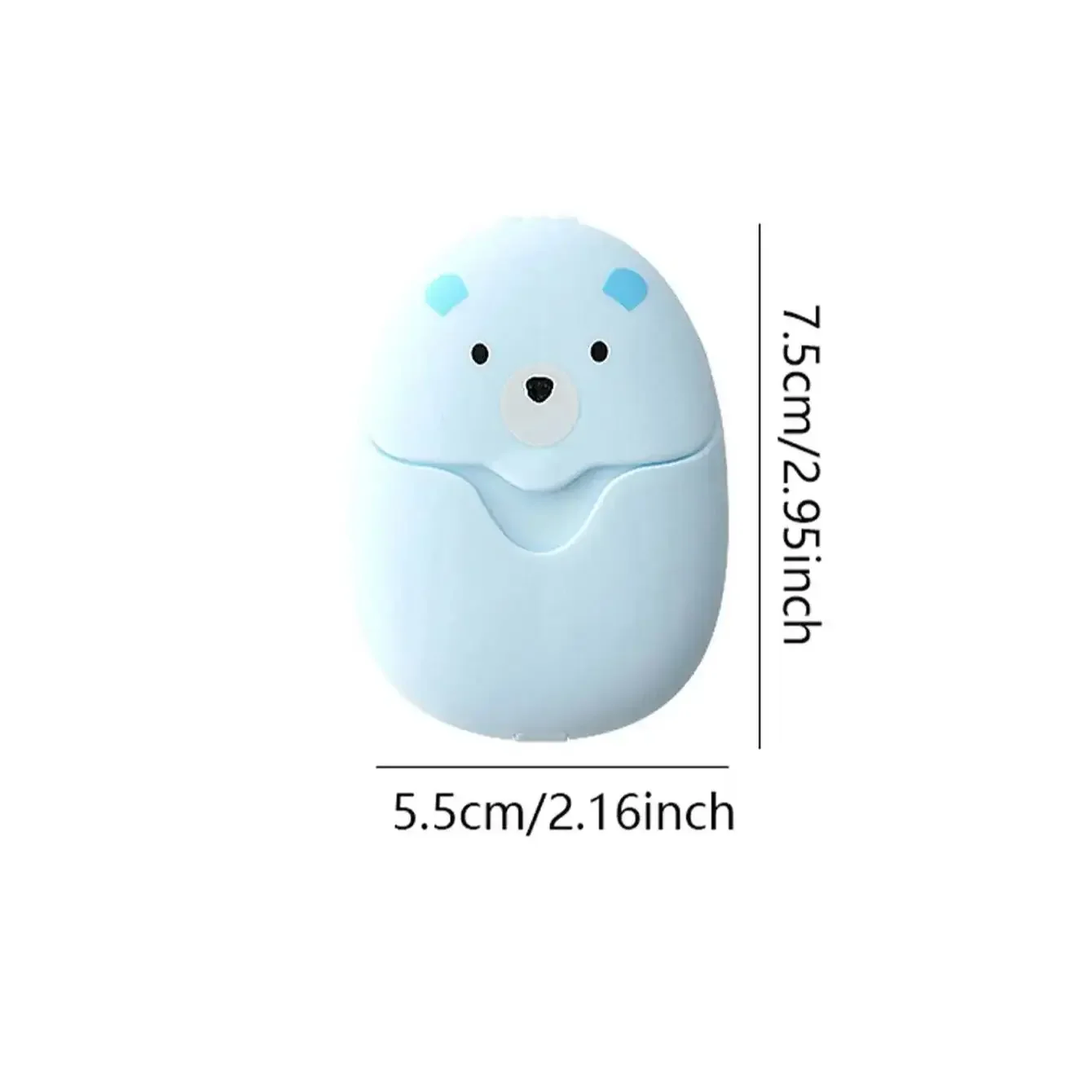 50 pçs bonito viagem portátil sabão papel ao ar livre flocos de sabão descartáveis lavagem das mãos mini peças de sabão encaixotado