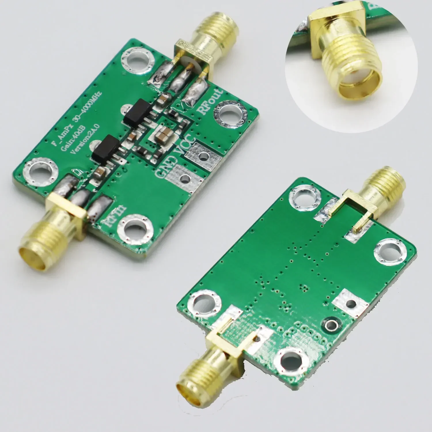 Nieuwe 30-4000 MHz 40dB Gain RF Versterker Module, Hoge Frequentie Versterker Board Gain Module, Amateur Radio, RF meter