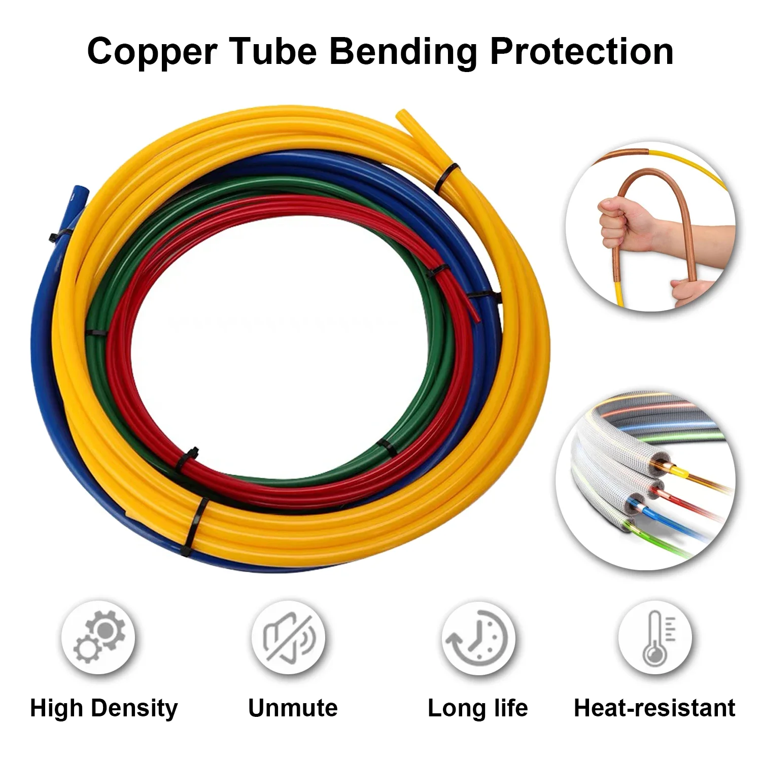 PE Plastic Koperen Pijp Protector 1/4 "/3/8"/1/2 "/5/8" Anti-Vervorming Koperen Pijp Bescherming Tool Buis voor Airconditioning