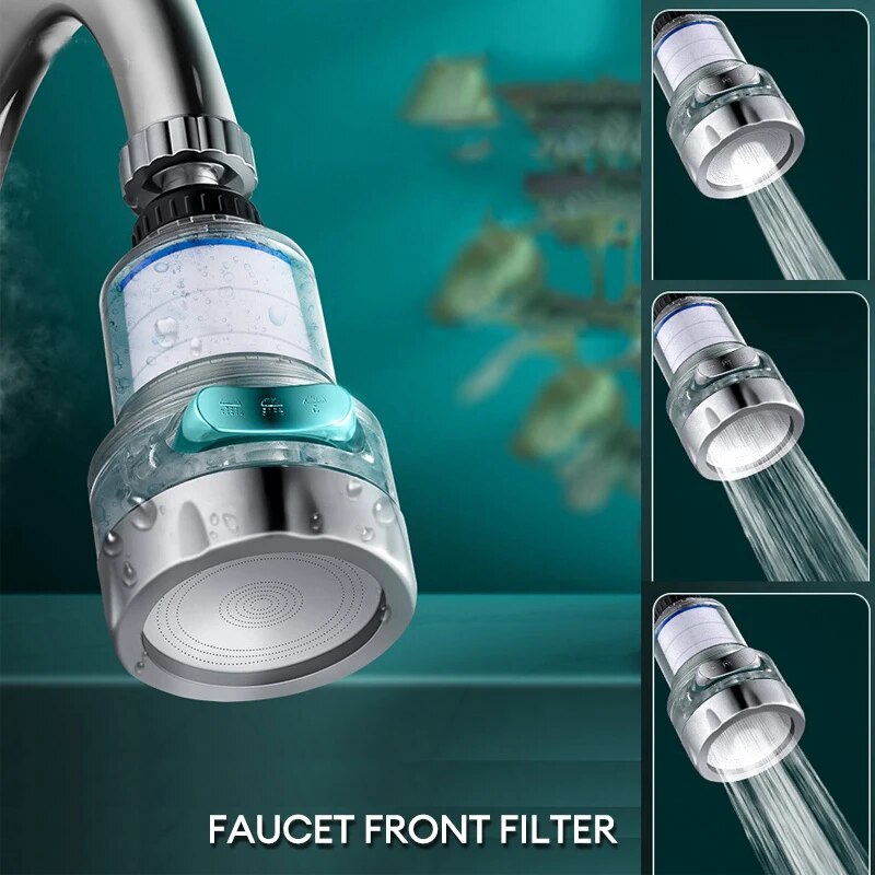 Baokemo 360 rotação purificador de água filtro torneira universal para cozinha banheiro chuveiro filtro doméstico pp algodão alta densidade