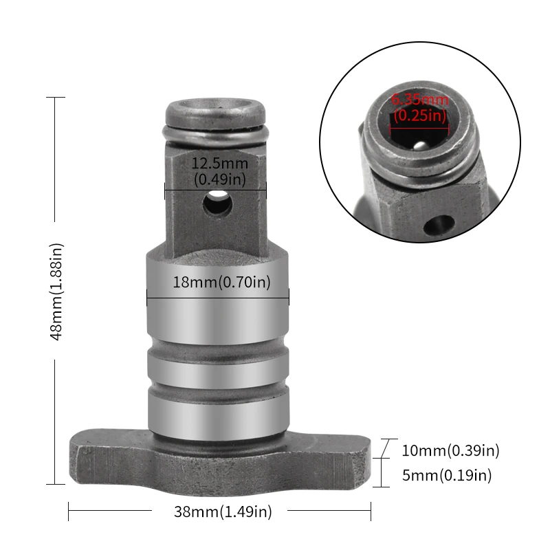 ไฟฟ้าBrushlessประแจผลกระทบเพลาอุปกรณ์เสริม 18V Single/Dualใช้ไร้สายประแจPartเครื่องมืออุปกรณ์เสริม