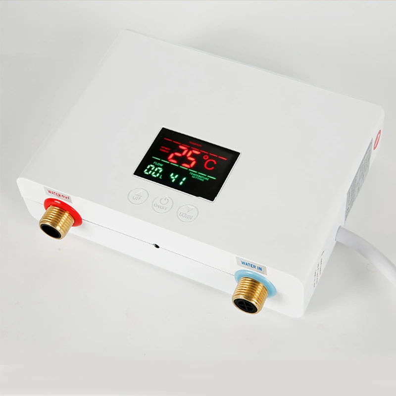 Scaldabagno istantaneo 110V/220V 3000W/5500W Riscaldatori elettrici a parete per bagno Doccia acqua calda e riscaldamento cucina domestica