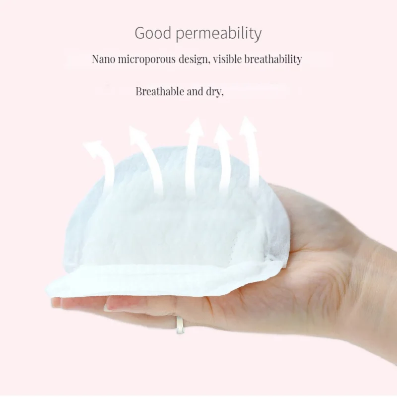 Anti-overflow milk pad summer thin lactation period disposable thin breathable milk separation pad milk intimate love paste post