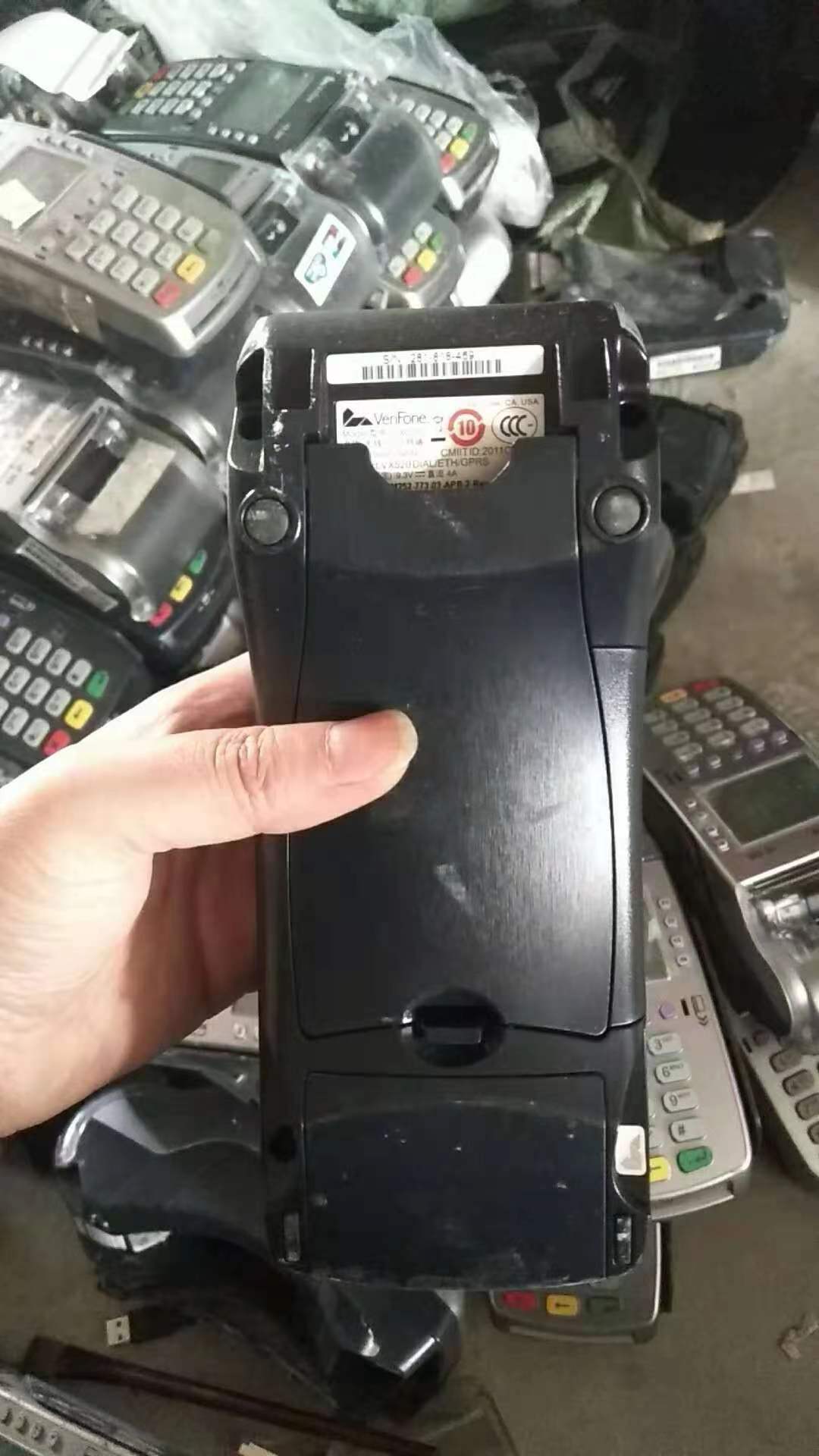 Terminal de pago VX520 GPRS usado, máquinas pos, Verifone, dispositivo POS móvil