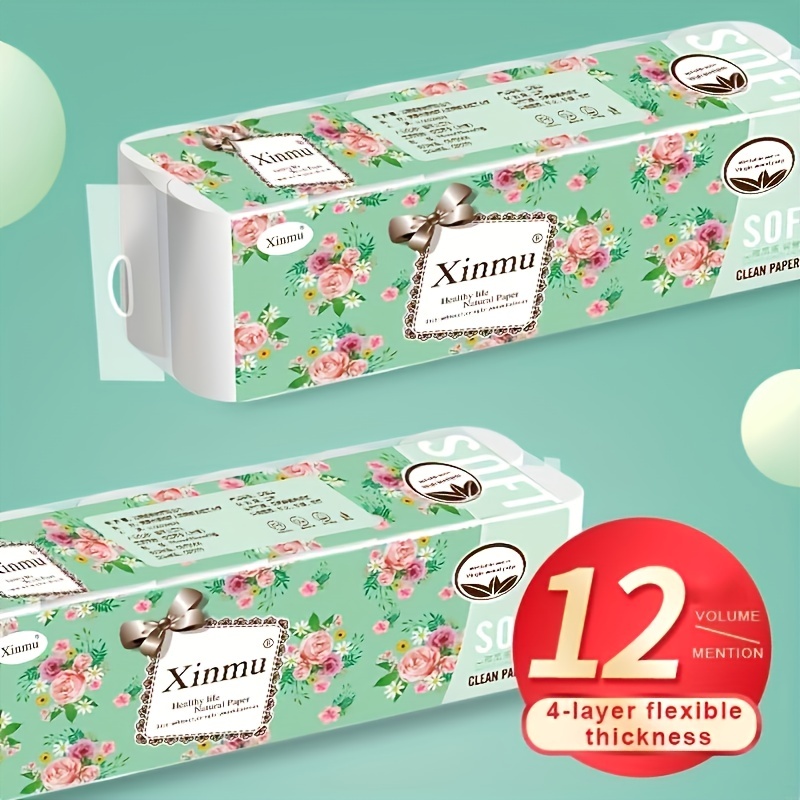 Commercial Toilet Paper Roll Soft Strong Absorbent Multi-purpose for Restaurant Hotel Home Use Ideal Gift forHousewarming Office