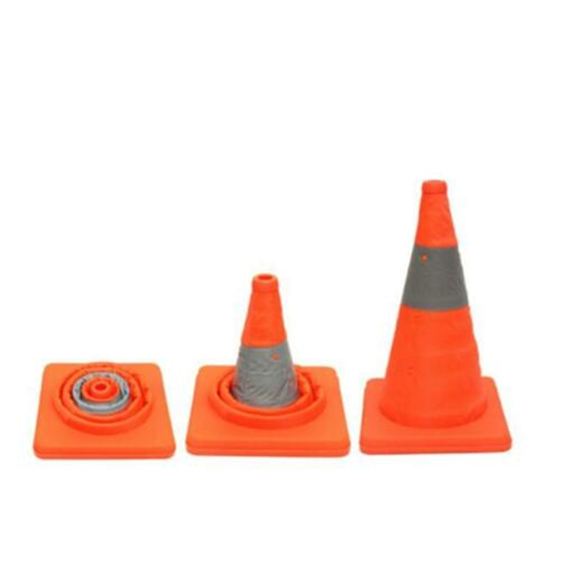 Foldable Traffic Cones Parking Cones Safety Cone With Reflective Stripe Collapsible Traffic Cones Road Cone