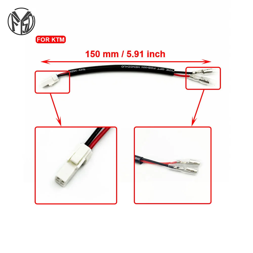 Turn Signal Cable Wire Connector For KTM 790 Duke Adventure 125 390 ADV 1290 Indicator Adapter Plug Super Wiring Harness