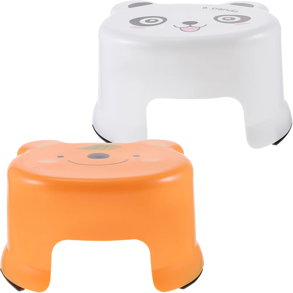 Banqueta de plástico portátil para crianças, banco leve para sala de aula, banheiro infantil, antiderrapante, móveis para crianças