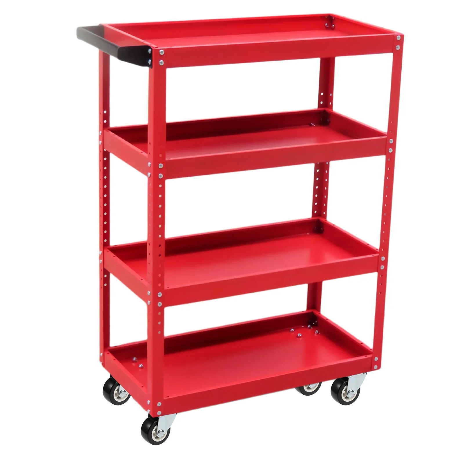 Set Van 4 1 "/1.25"/2 "PVC Meubelwielen Slijtvast Mute Universele Zware Trolley Wielen 360 Graden Zwenkwiel