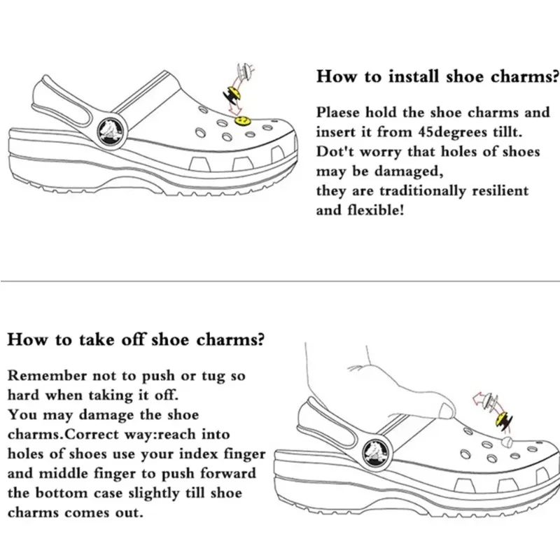 Shoe Charm 3D Cute Rainbow Bear Shoe Charms DIY Accessories Decorations for Clogs Slides Sandals Sneakers and Flip Flops