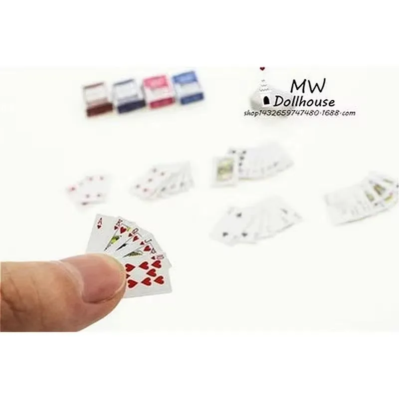 108 Tờ Mini Dễ Thương 1:12 Nhà Búp Bê Lắp Ghép Mô Hình Thu Nhỏ Xi Trang Trí Nhà Thẻ Chơi Cho Búp Bê