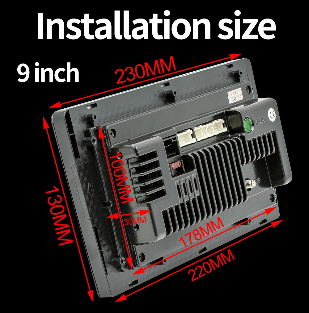 BQCC 4core 2 Din Autoradio Androidauto Carplay Android 13 GPS Car Audio 7 "/9"/10 "WIFI BT IPS Automotive Multimedia Speler