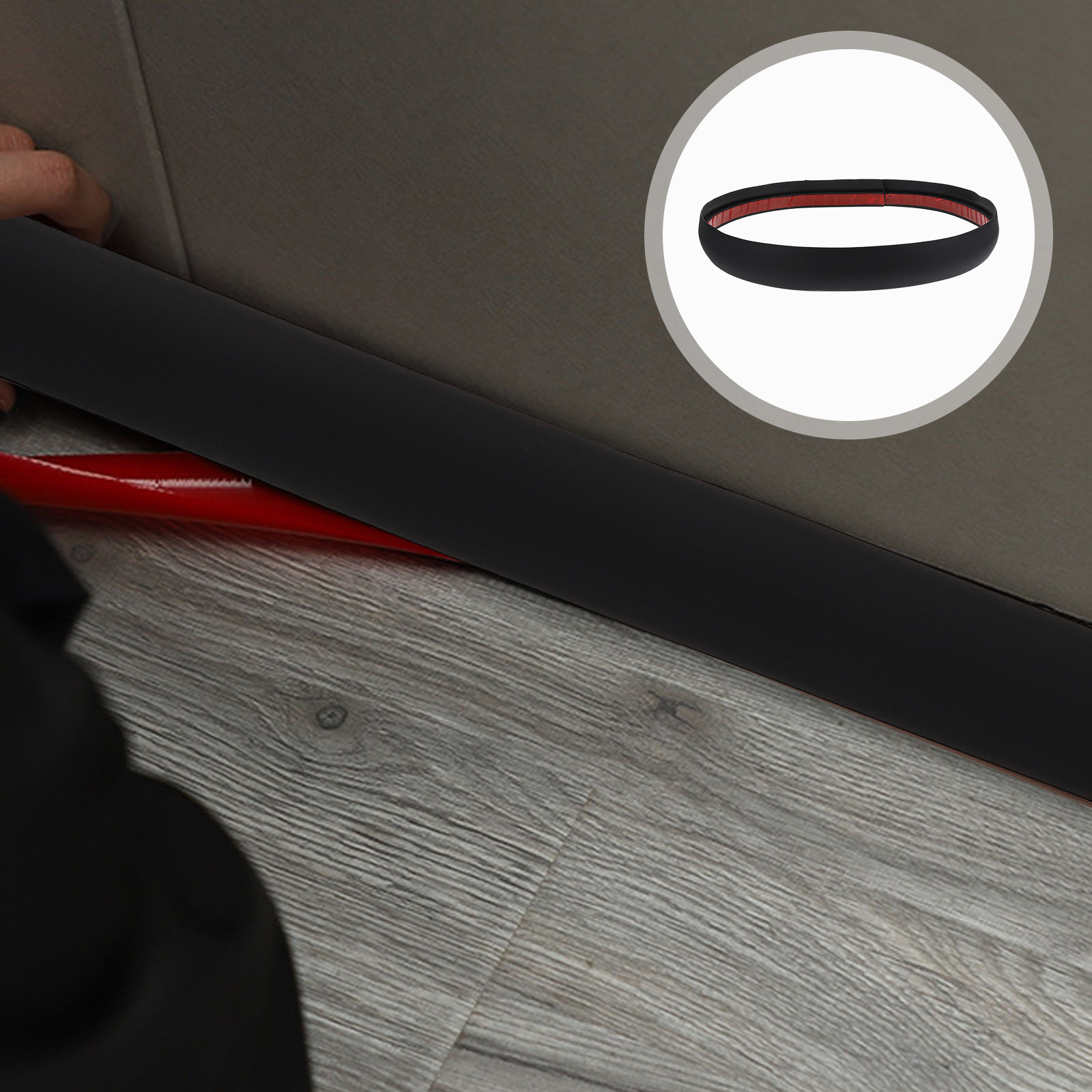 Tira de transición de suelo de PVC, tira de umbral autoadhesiva, Flexible, duradera, fácil de limpiar para suelos, tiras de cubierta de suelo