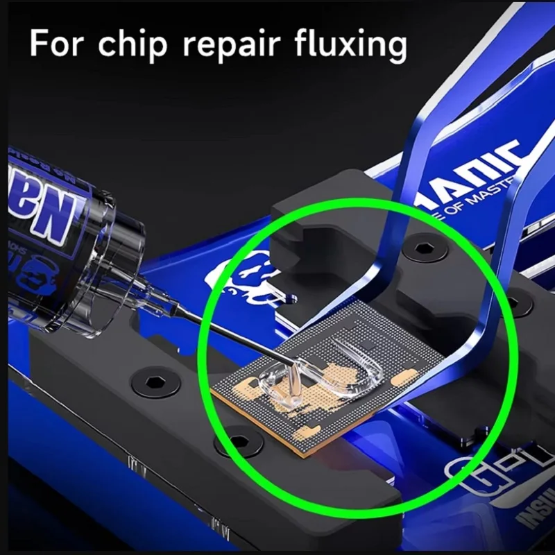 MECHANIC M35 Nanometer Lead-Free Solder Flux Paste Transparent Environmental No-clean Syringe Soldering Paste for Phone Repair