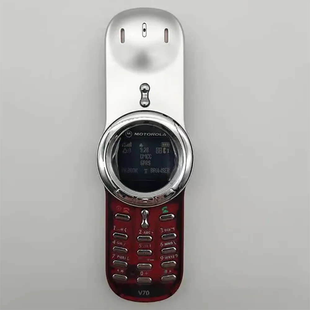 Original Motorola V70 Unlocked Refurbished Mobile Phone GSM 900 / 1800  Good Quality With 1 Year Warranty Only support English