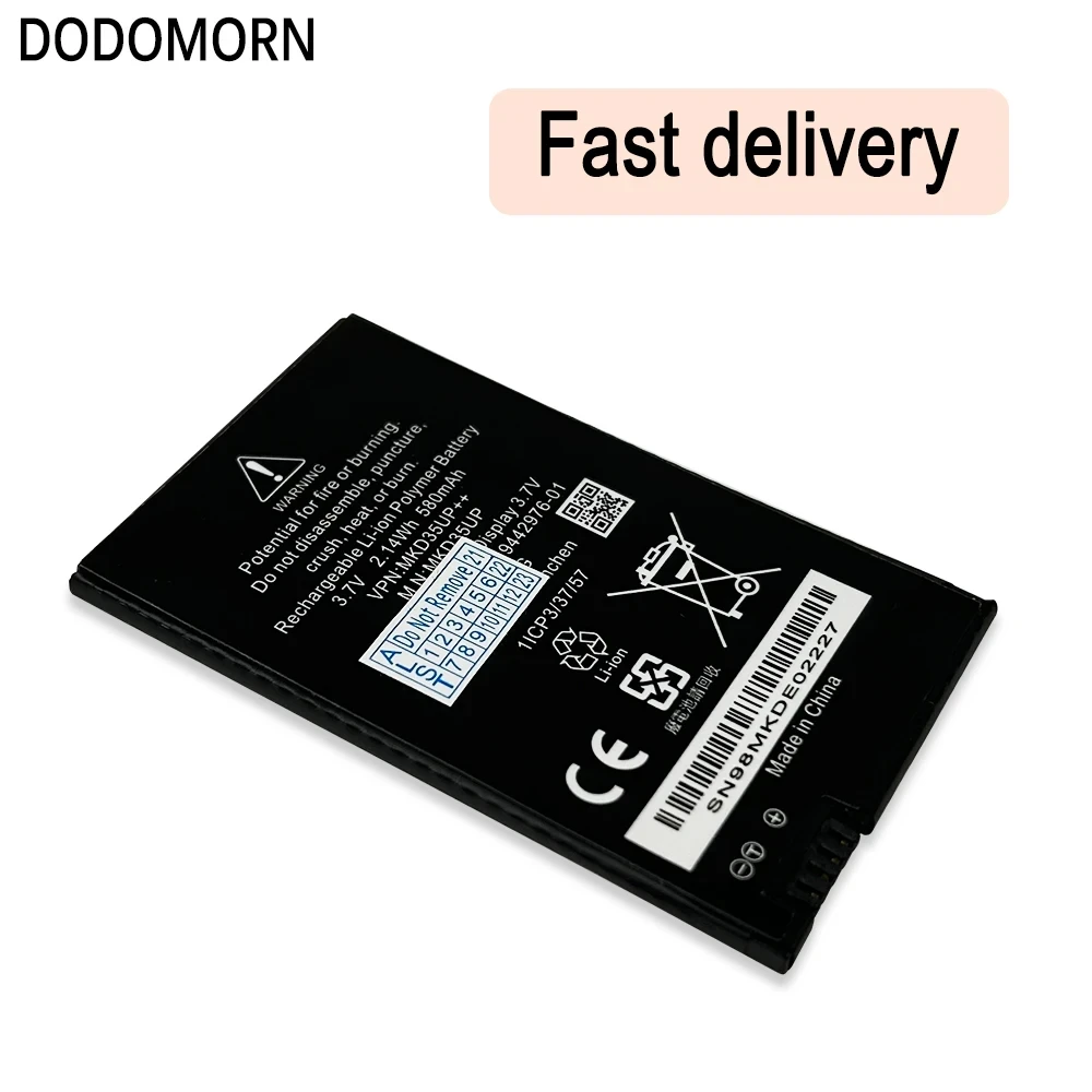 3.7V MKD35UP Remote LCD Key Battery For BMW 530le 730 740 745 760li X3 X4 X5 1ICP3/37/57 9442976-01 2.14Wh 580mAh High Quality