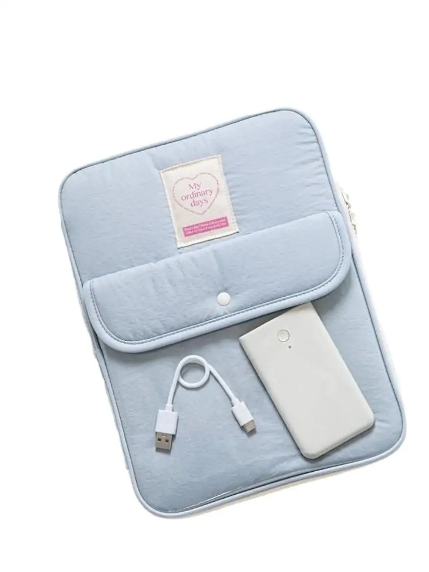 New Model 3 Inch iPad Snap Button Insert Bag Tablet Cuter Bag Storage Case Digital Accories Tablet Covers