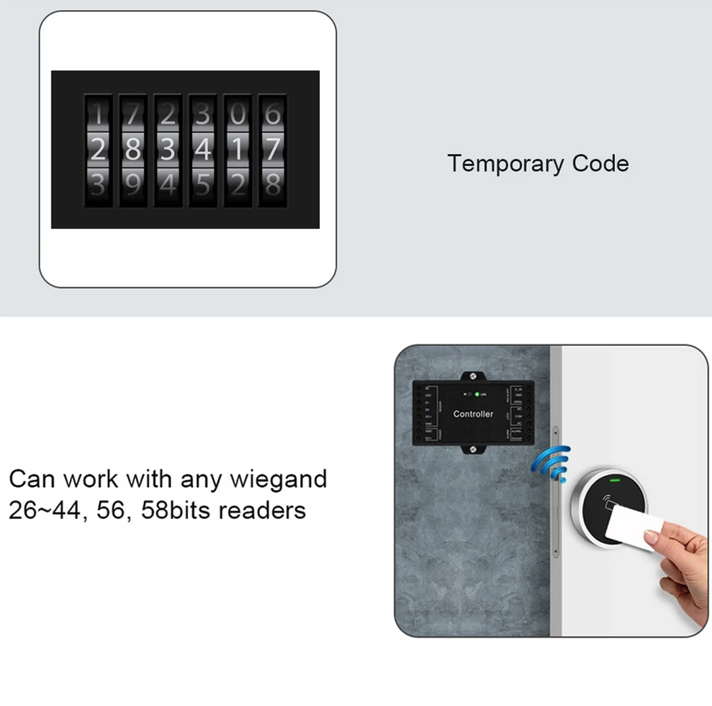 WiFi Tuya Sboard мини одна дверь RFID панель управления доступом приложение дистанционное управление Wiegand 26 44 бит вход поддержка основной карты