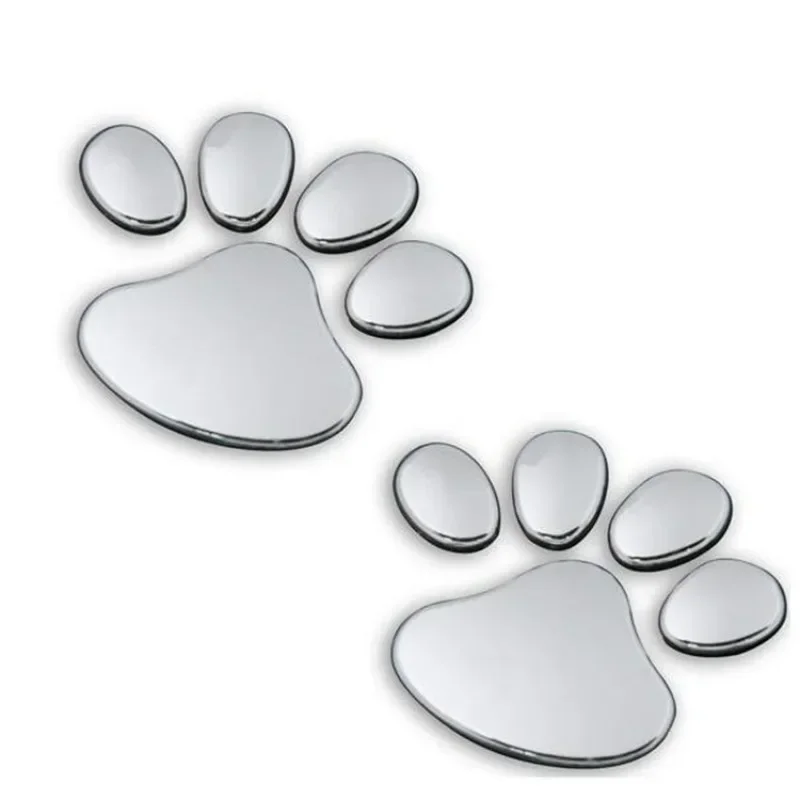 2 ชิ้นกระจกประตู Cat รอยเท้าสุนัข Puppy Claw รถสติกเกอร์รอยเท้าสติกเกอร์กระจกสติ๊กเกอร์กันชนรถหน้าต่าง Decals