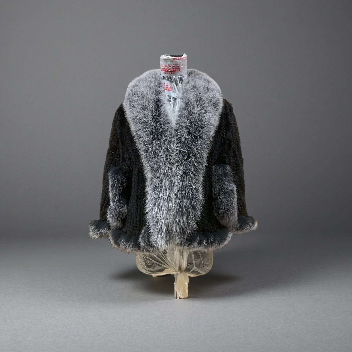 Outono inverno senhoras genuínas de malha pele de vison xales gola de pele de raposa feminino pashmina envolve capa de noiva casaco jaqueta