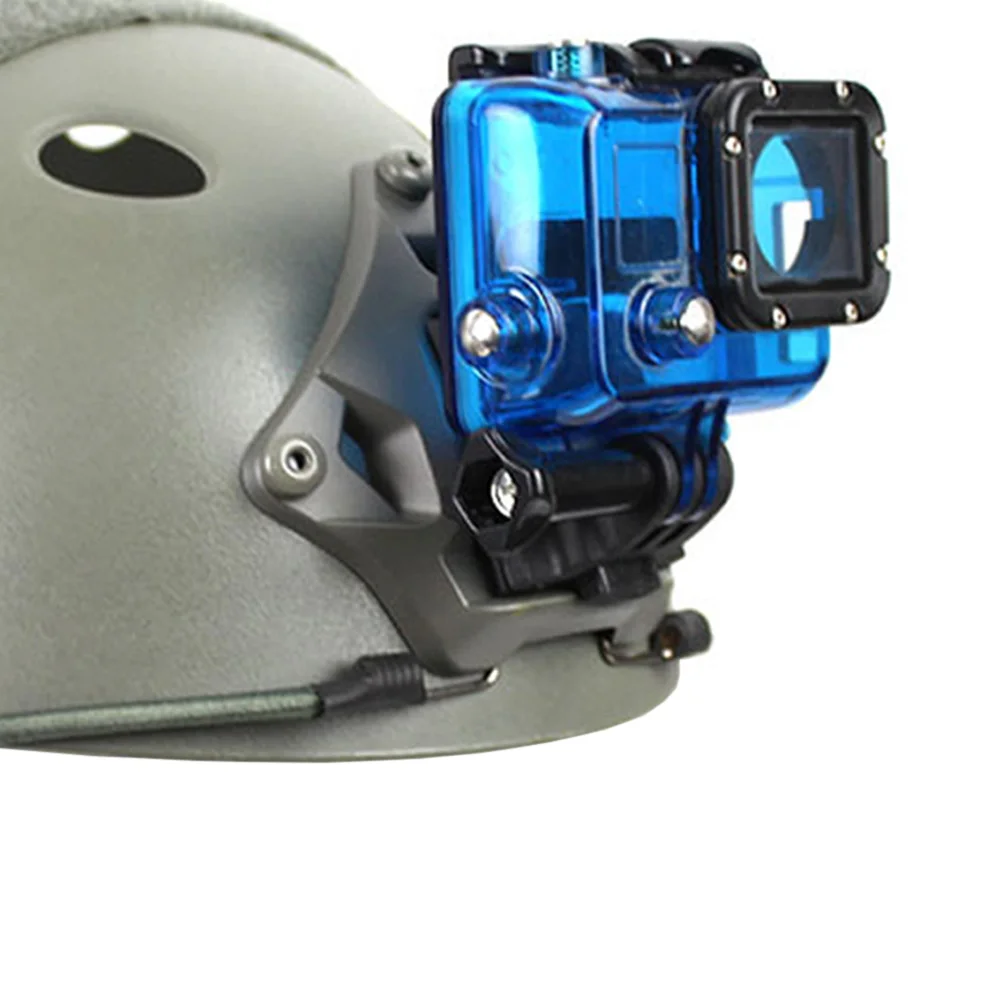 FAST/MICH/NVG Helmet Accessories Tactical Helmet Base Adapter Fixed Mount For GoPro Hero Action Camera