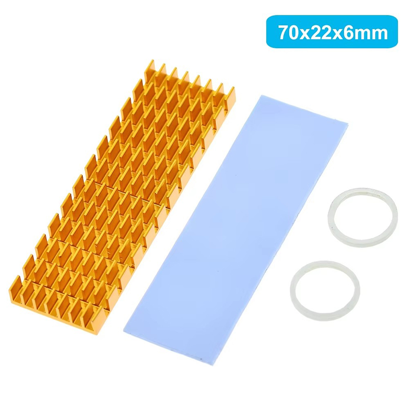 WAVGAT M2SSD Kühlkörper Route CPU Notebook Kühlkörperweste Silikonplatte Aluminiumblech