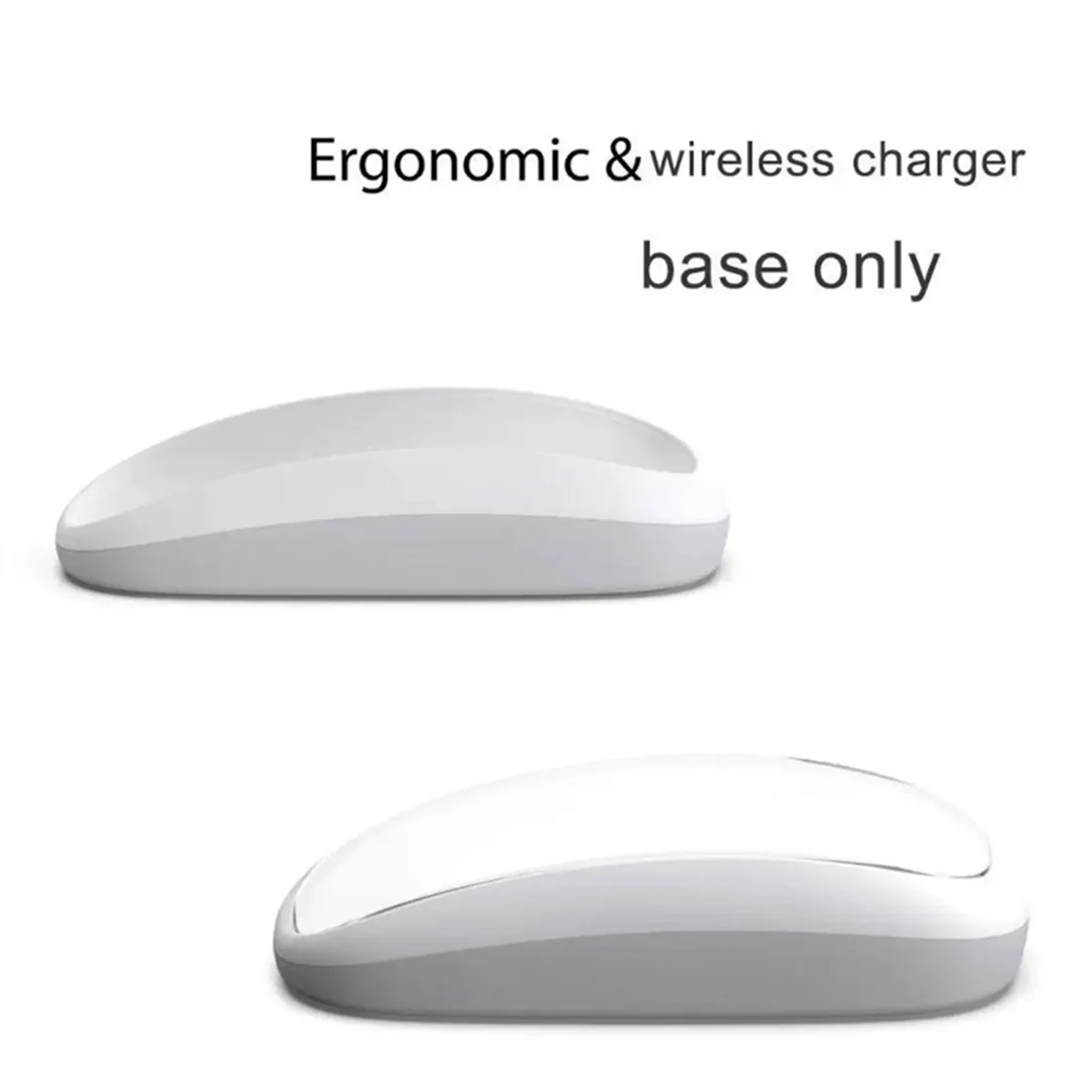 AA91 Maus-Dock für Apple Magic Mouse 2, Ladestation, ergonomisches kabelloses Ladepad-Gehäuse, erhöhte Höhe, A