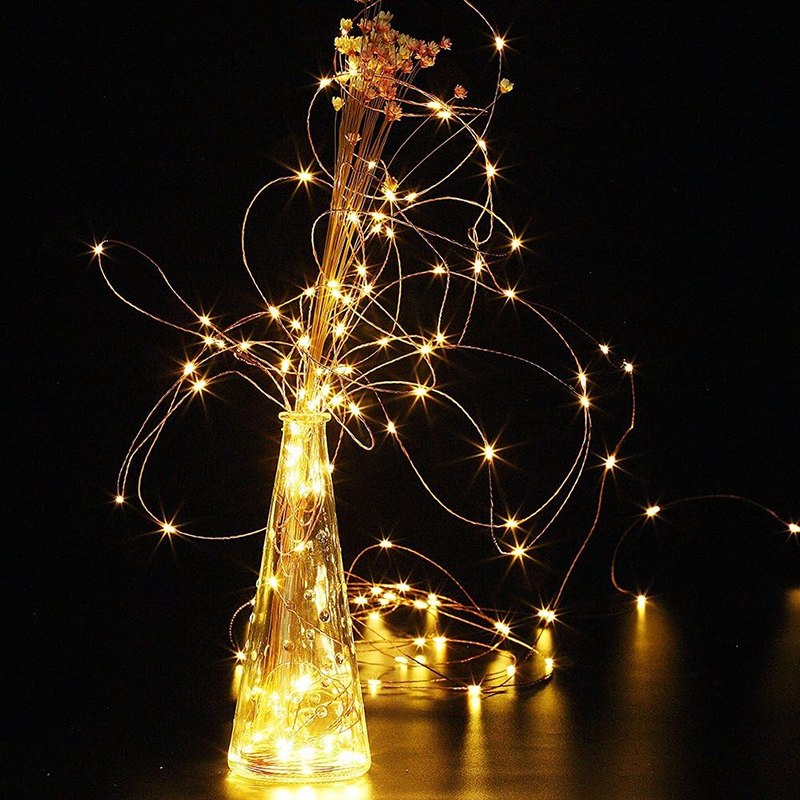 LED Fee Lichterketten USB Kupferdraht Firefly Girlande Licht für Zuhause Schlafzimmer Geburtstagsgeschenk Hochzeit Party Urlaub Dekoration