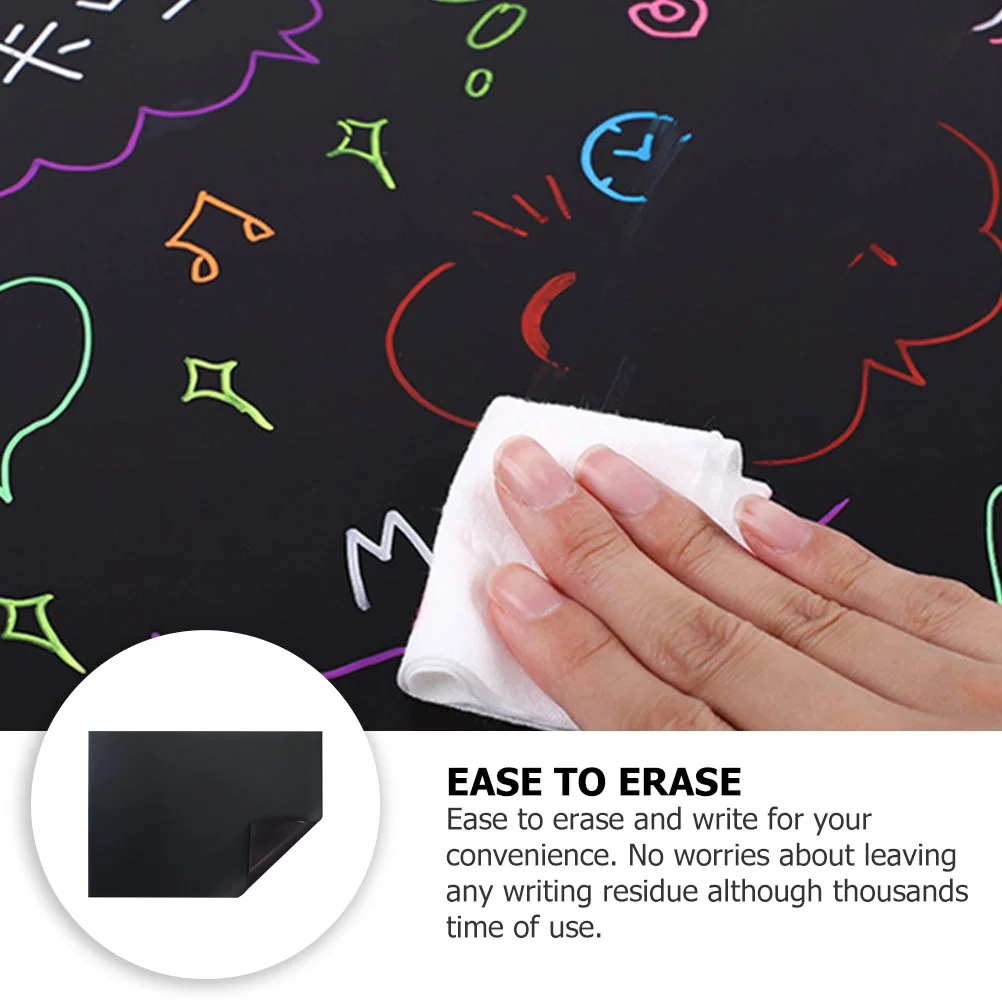 Reusable Dry Erase Blackboard Stickers Fridge Memo Board Home Supplies Presentation Accessories Office Tools Note Pads