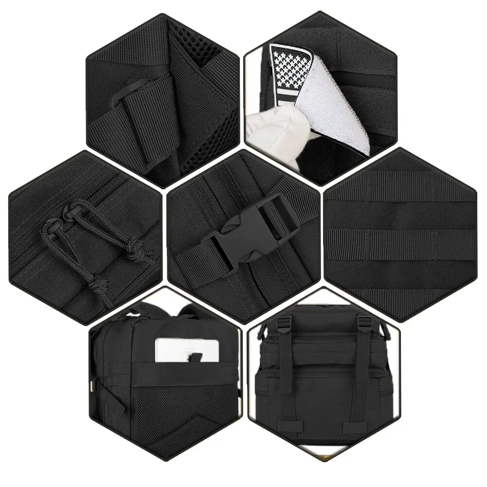 50L Mann Taktische Rucksäcke Überleben Reisetaschen Hking Outdoor 3P Assault Pack EDC Molle Pack Für Trekking Jagd Tasche
