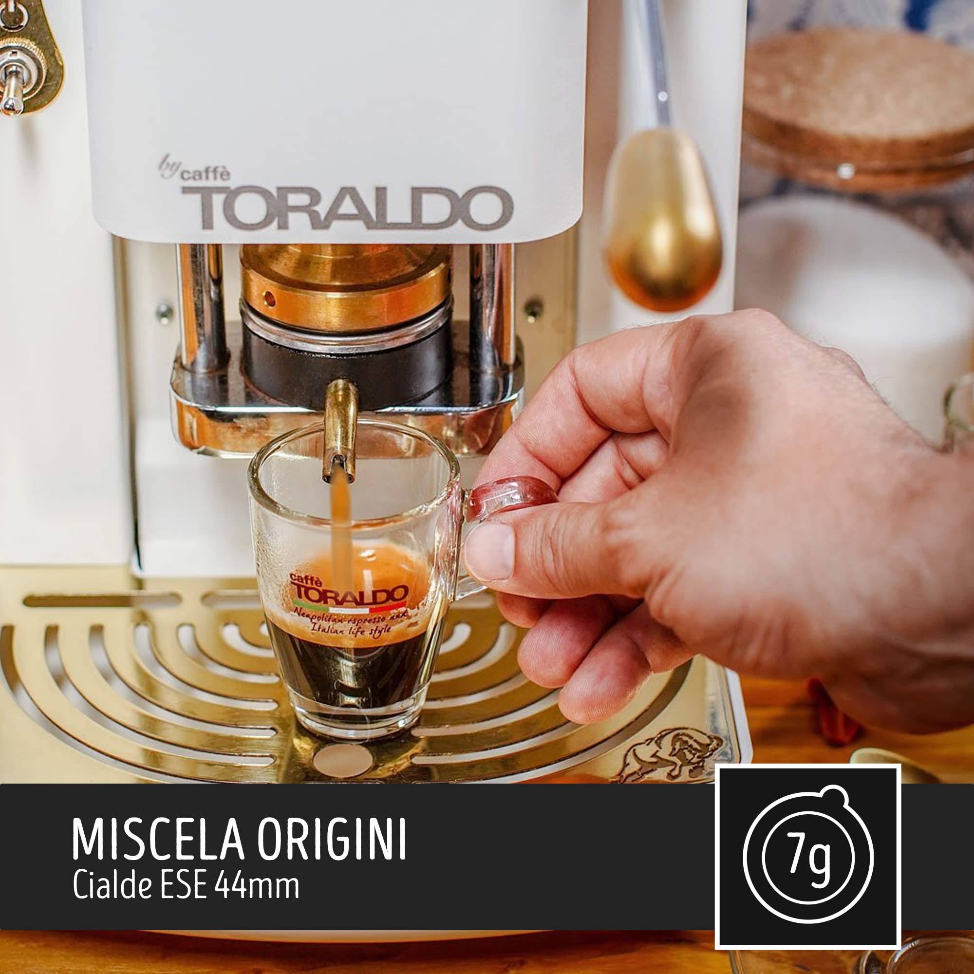 Koffie Toraldo Origins Blend Caffes ESE 44mm (150 stuks)