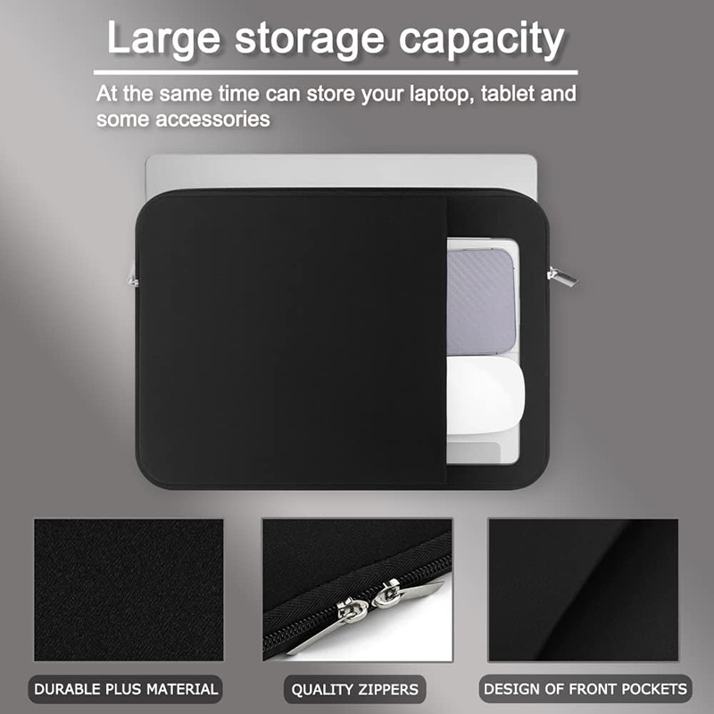 Torba na laptopa Etui na Macbook Air Pro 13 14 15.6 Xiaomi Lenovo Asus Dell HP Notebook Sleeve 13.3 Inch Protective Case Black Grey